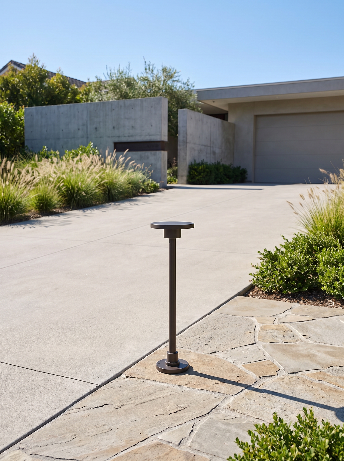 Ashford Bollard Path Light for Driveways with Spike Option daylight scale