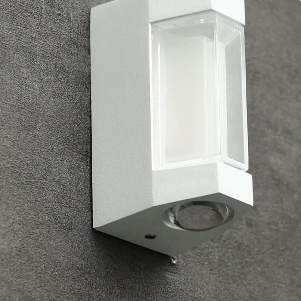 Marve Faceted Outdoor Wall Light