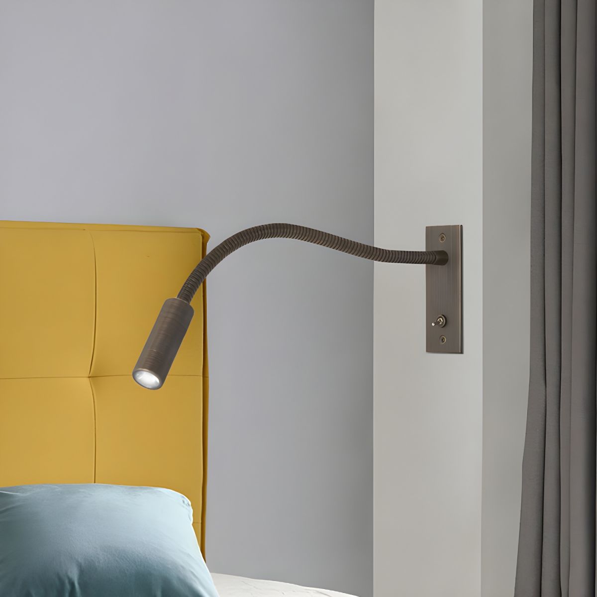 Remy Sleek Reading Wall Light for Bedsides with Switch