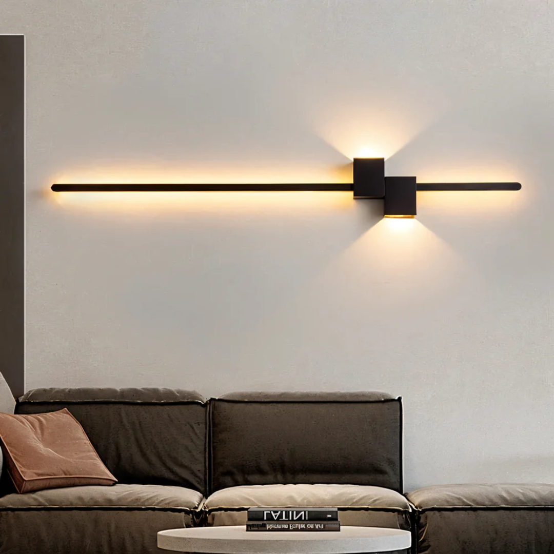 Marlowe Slim Aluminium Wall Light for Halls with Warm LED