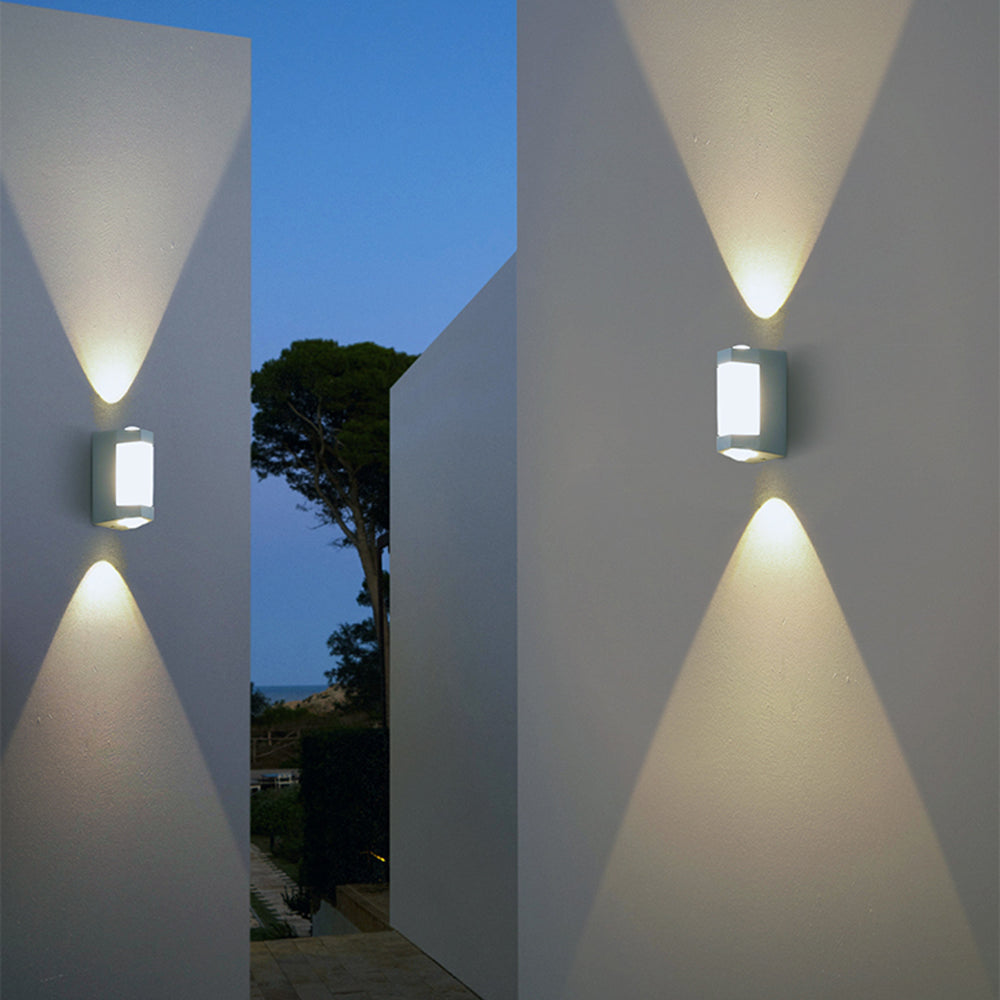 Marve Faceted Outdoor Wall Light