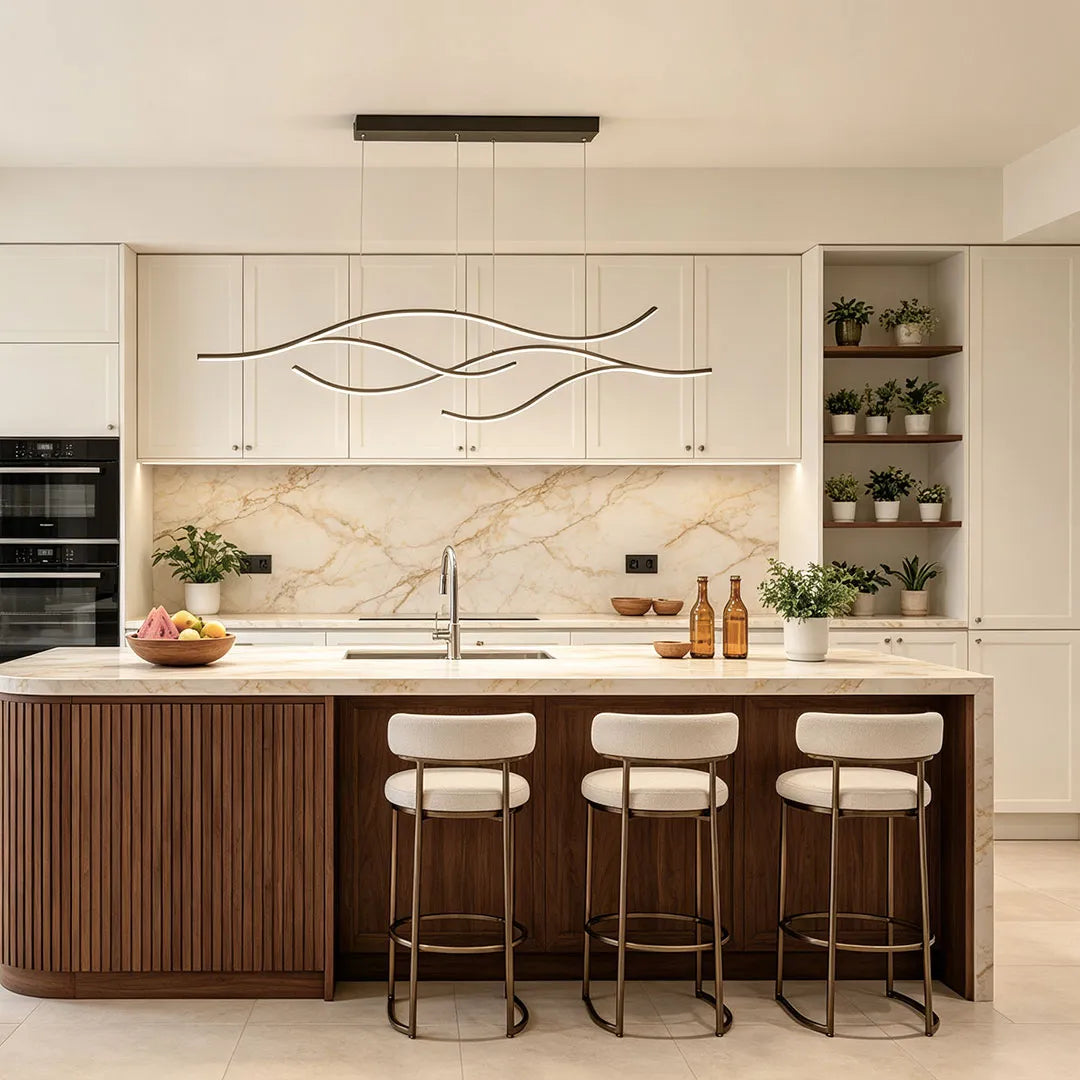 Veyra Curved LED Pendant Light