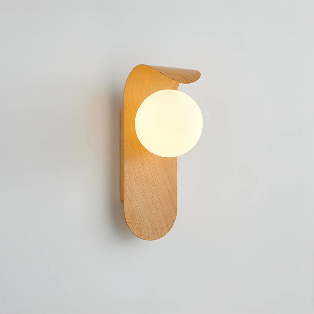 Icar Wooden LED Wall Lamp