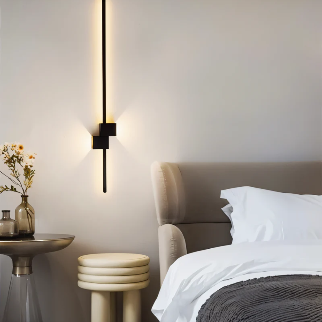 Marlowe Slim Aluminium Wall Light for Halls with Warm LED