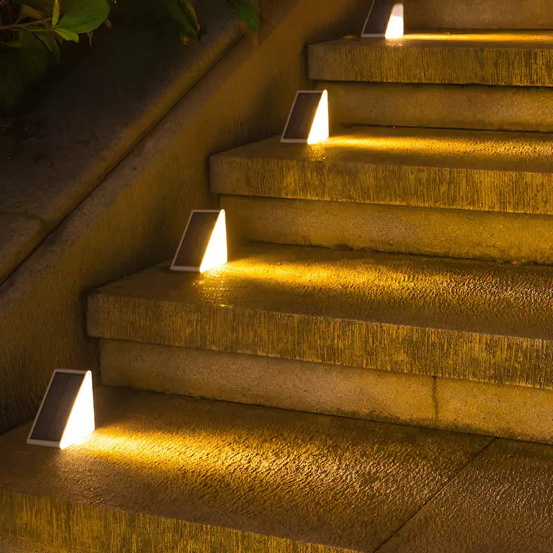 Solene Solar LED Stair Lights (Pack of 2)