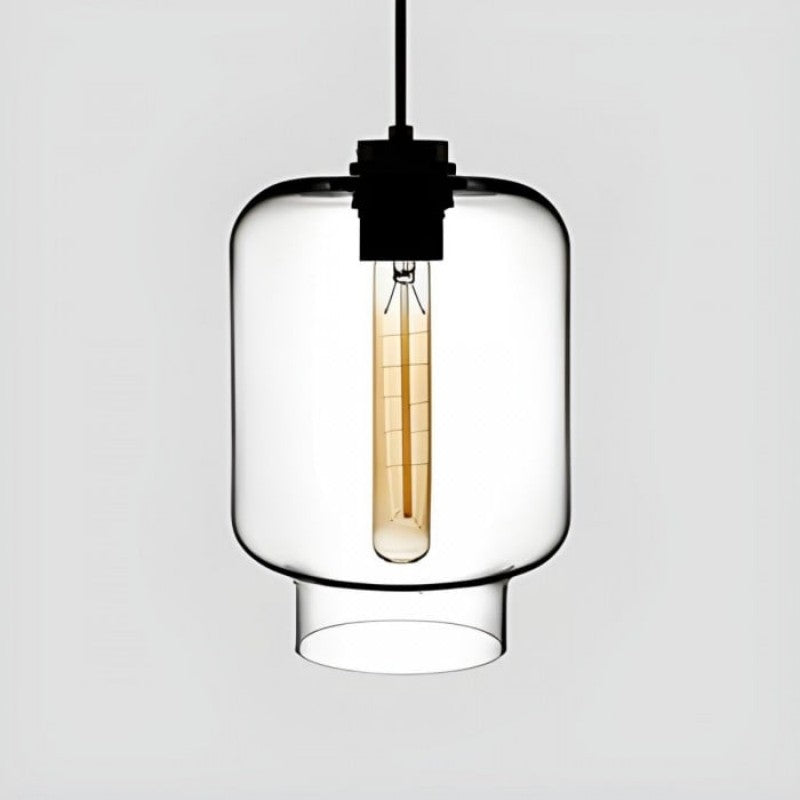 Avery Faceted Glass Pendant for Dining with Jewel-Cut Shade