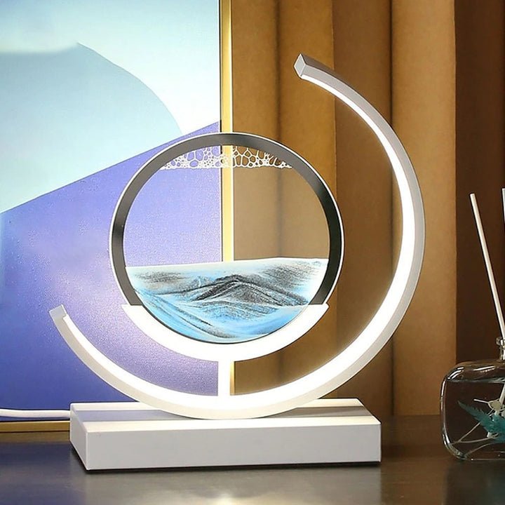 Sandlight Quicksand LED Table Lamp with Moving Sand Art