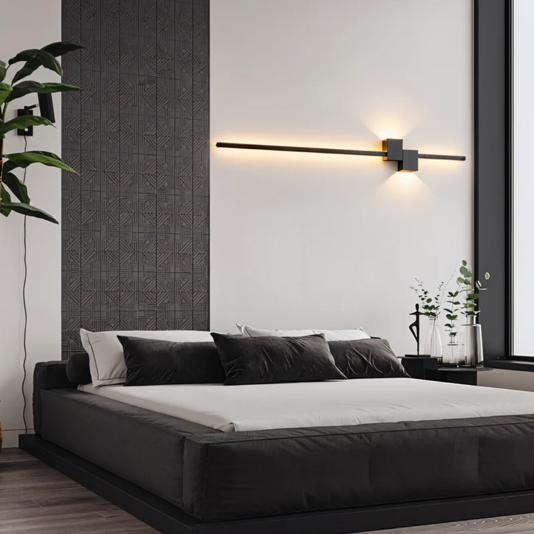 Marlowe Slim Aluminium Wall Light for Halls with Warm LED