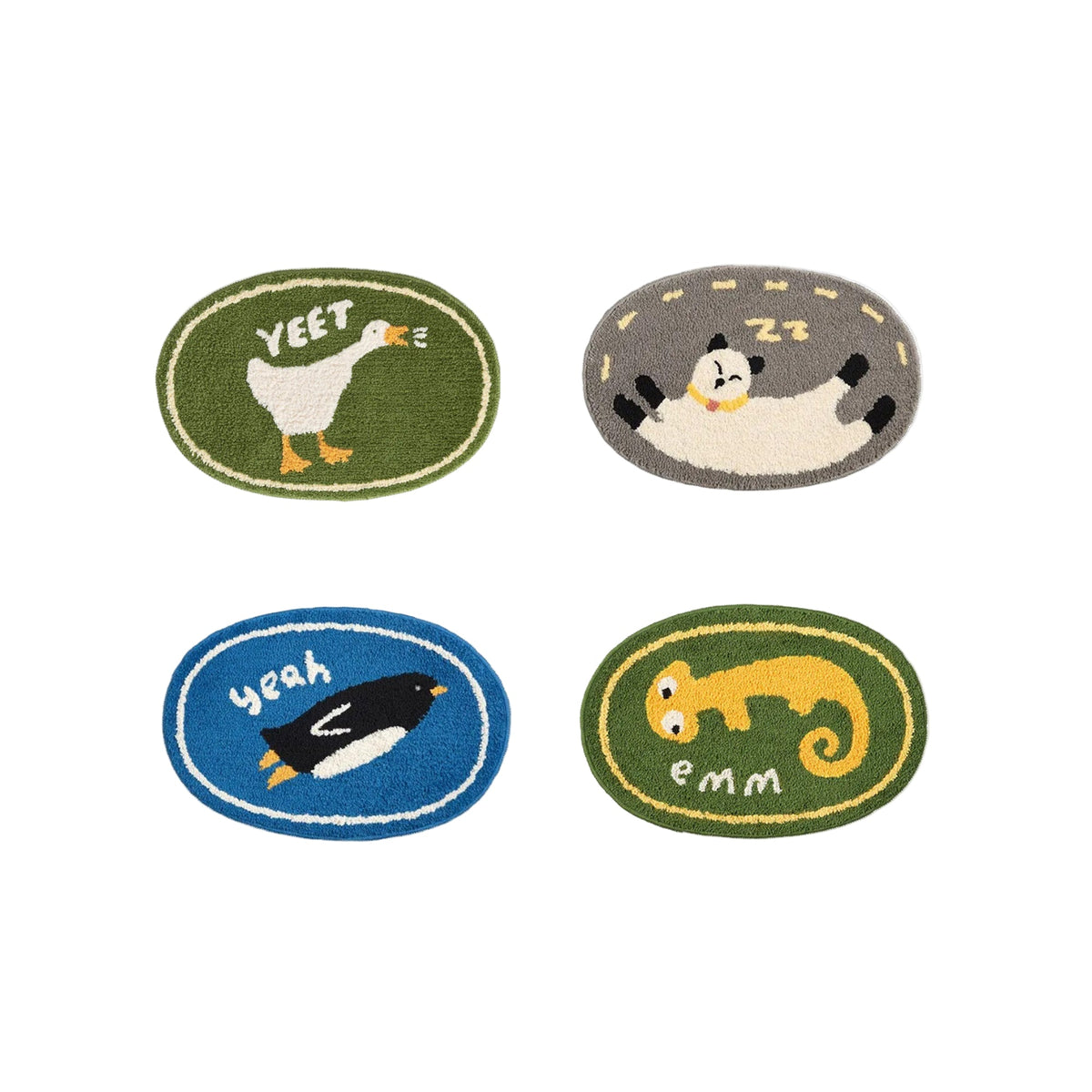 Cute Animal Handcrafted Bath Mat