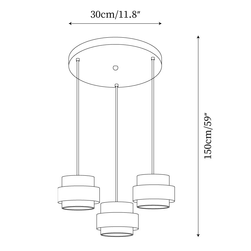 Perra Travertine Pendant Light