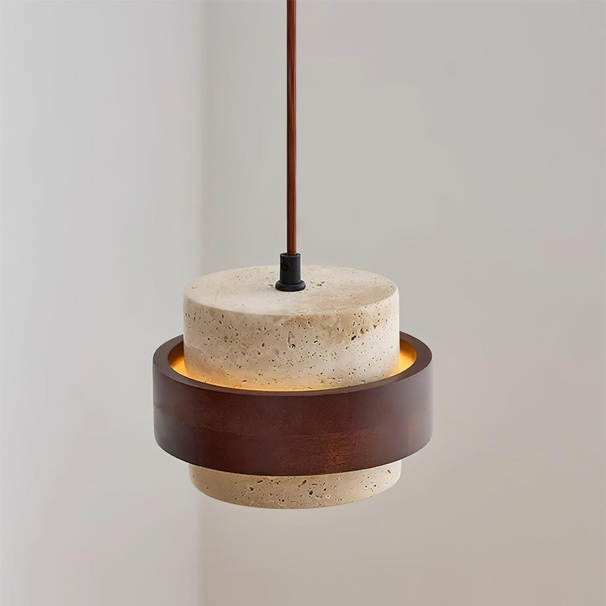 Perra Travertine Pendant Light