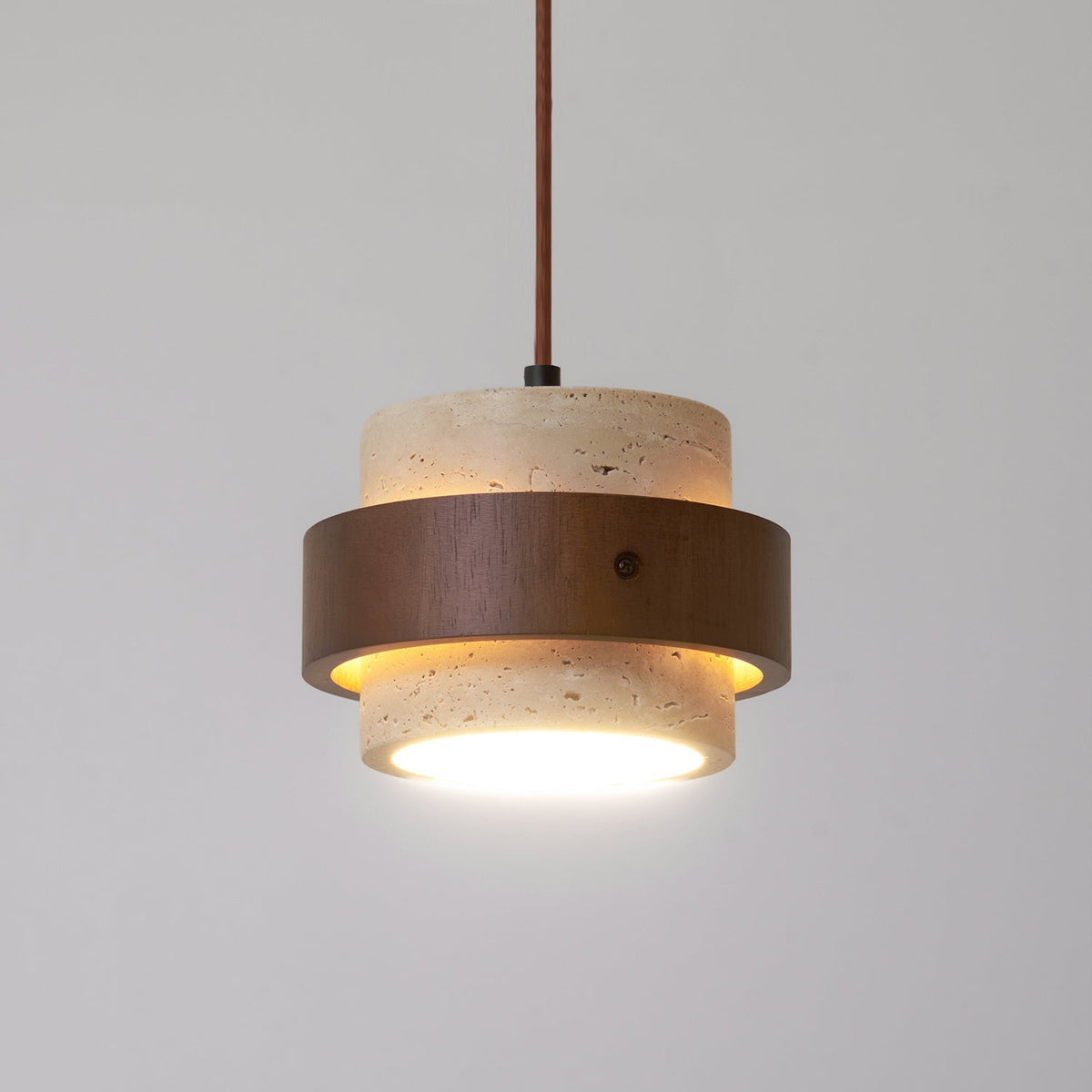 Perra Travertine Pendant Light