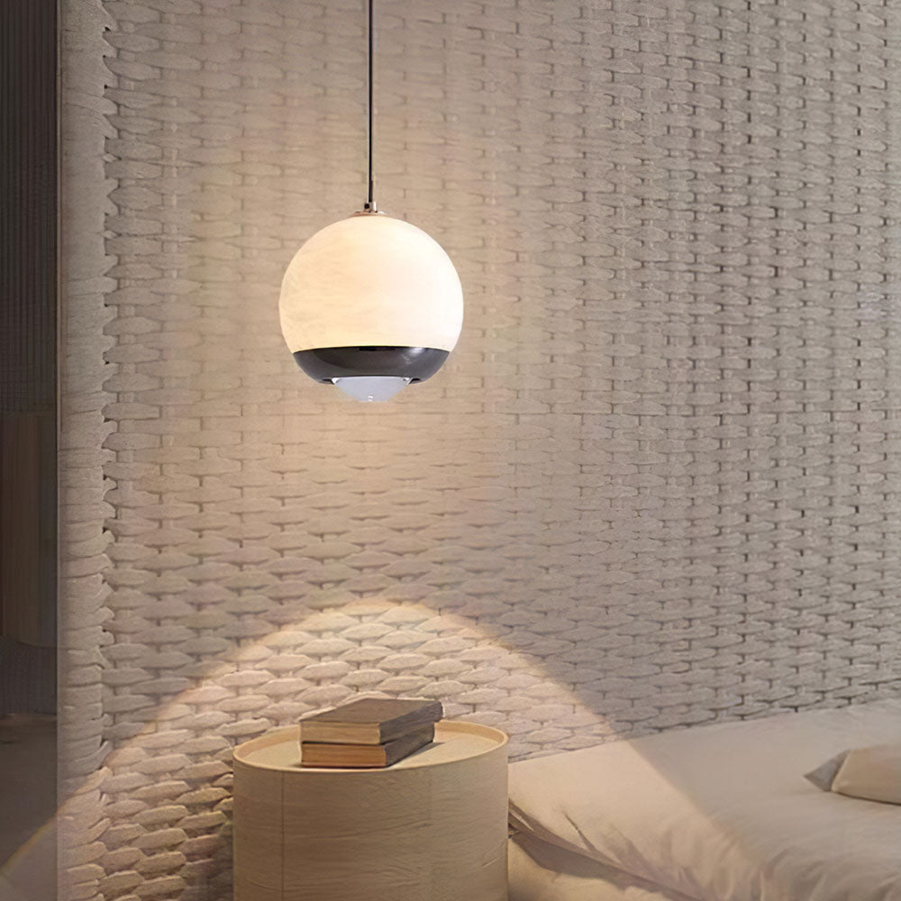 Lane Refined Marble Pendant for Bedsides with 3-Colour LED