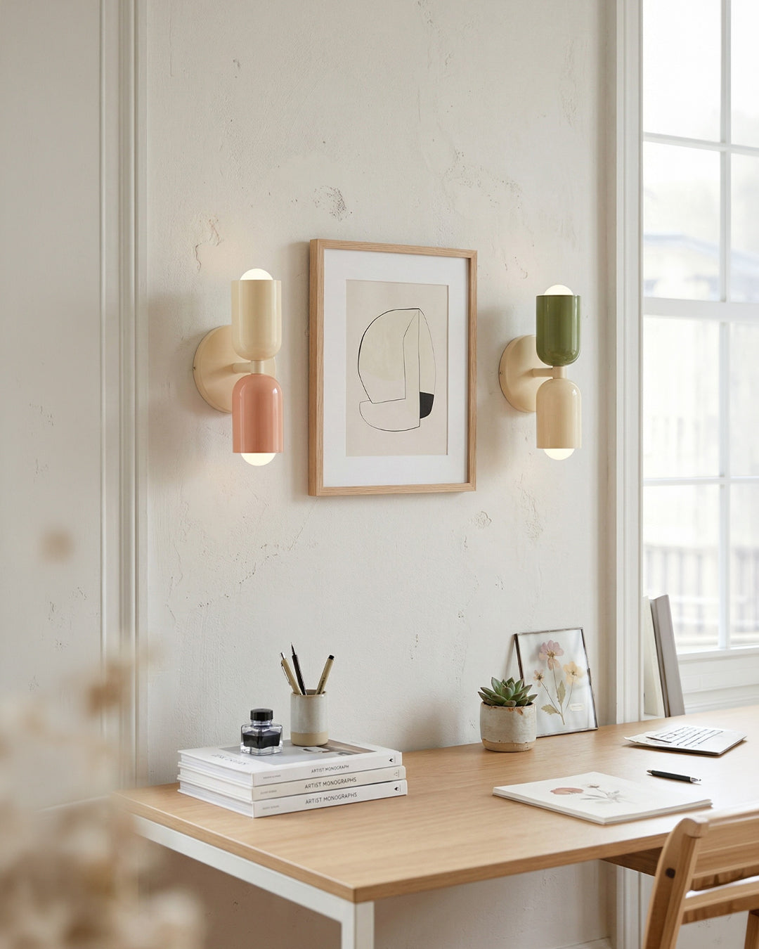 Emma Painted Metal Wall Light