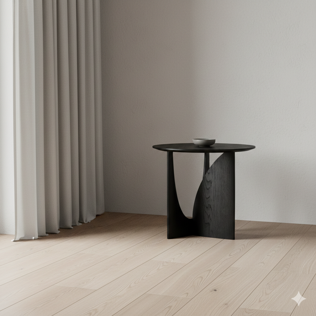 Cecilia Solid Wood Side Table