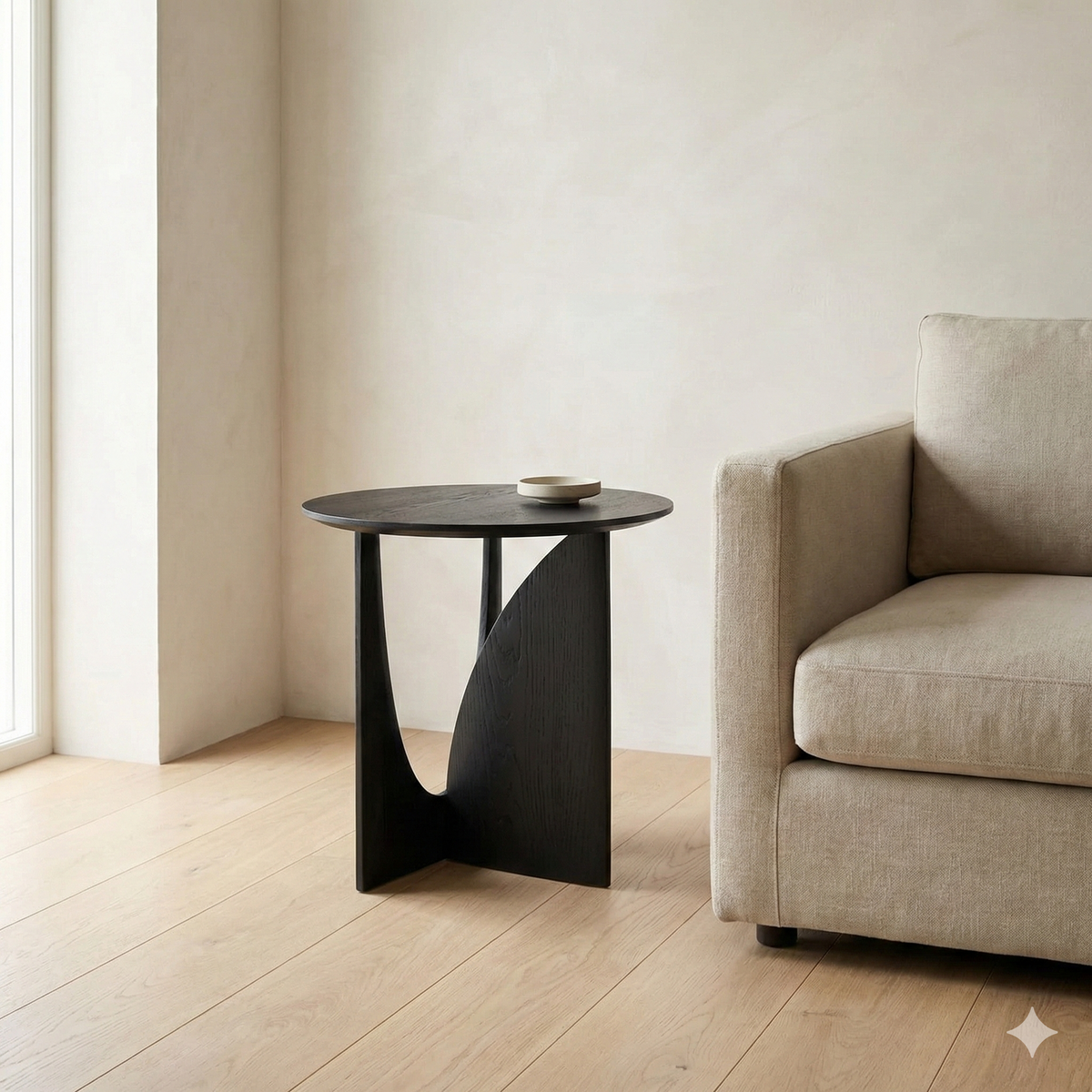 Cecilia Solid Wood Side Table