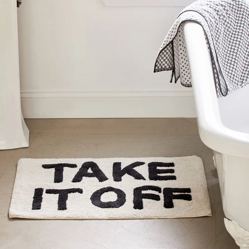 Take It Off Handcrafted Bath Mat