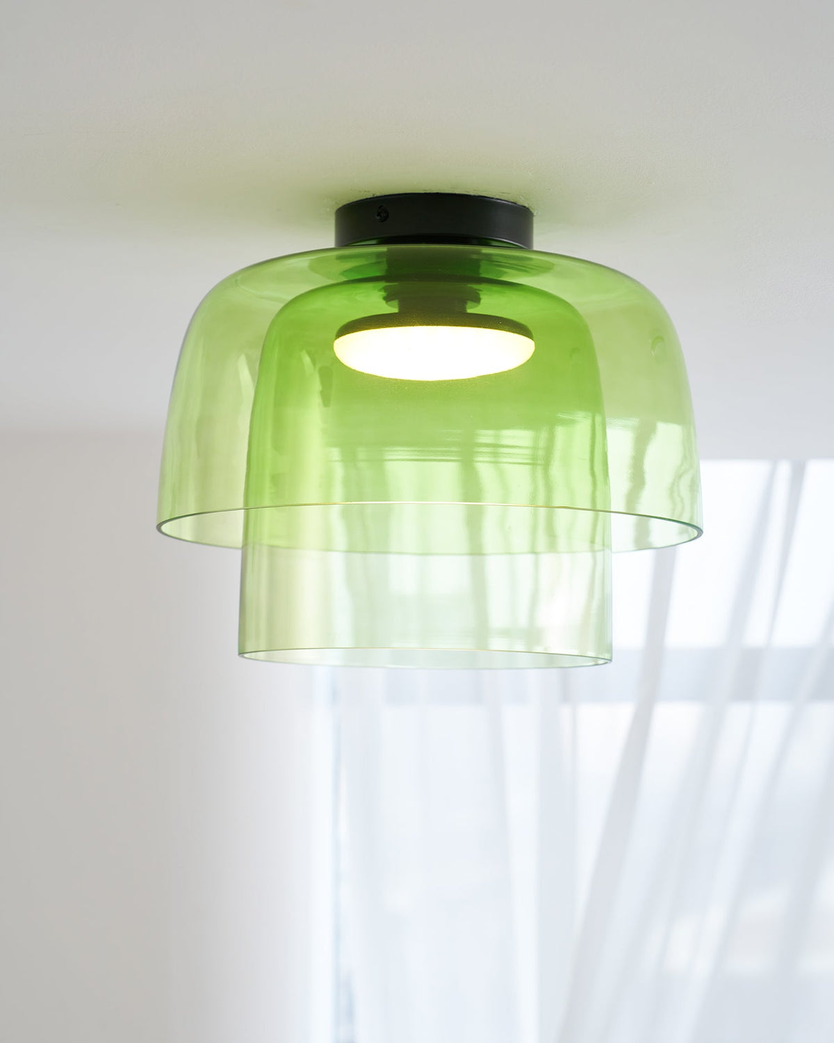 Levels Layered Glass Ceiling Lamp