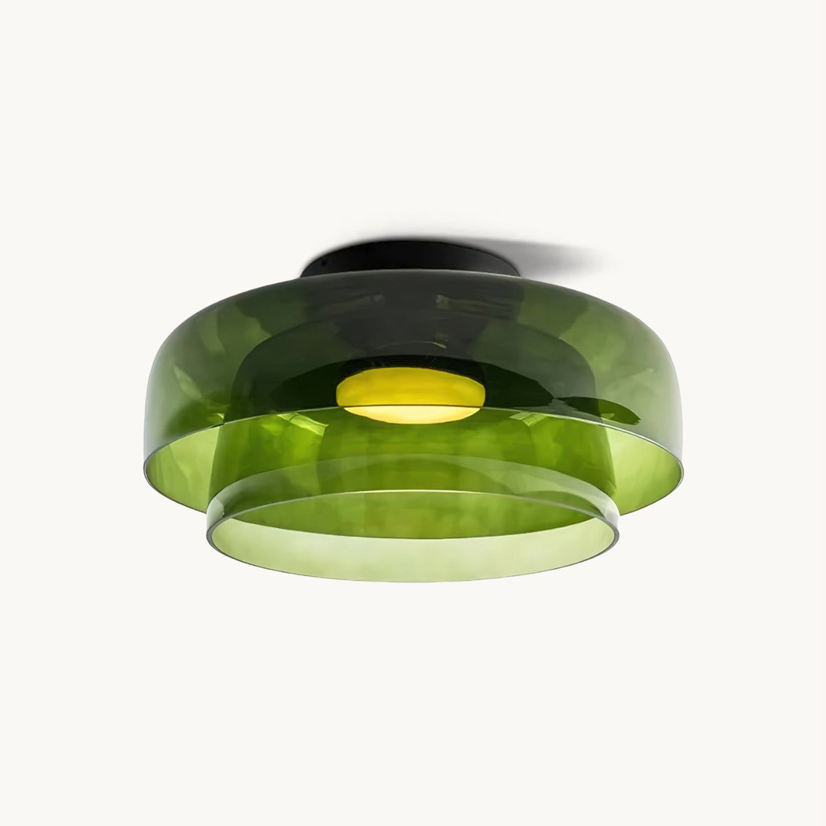 Levels Layered Glass Ceiling Lamp