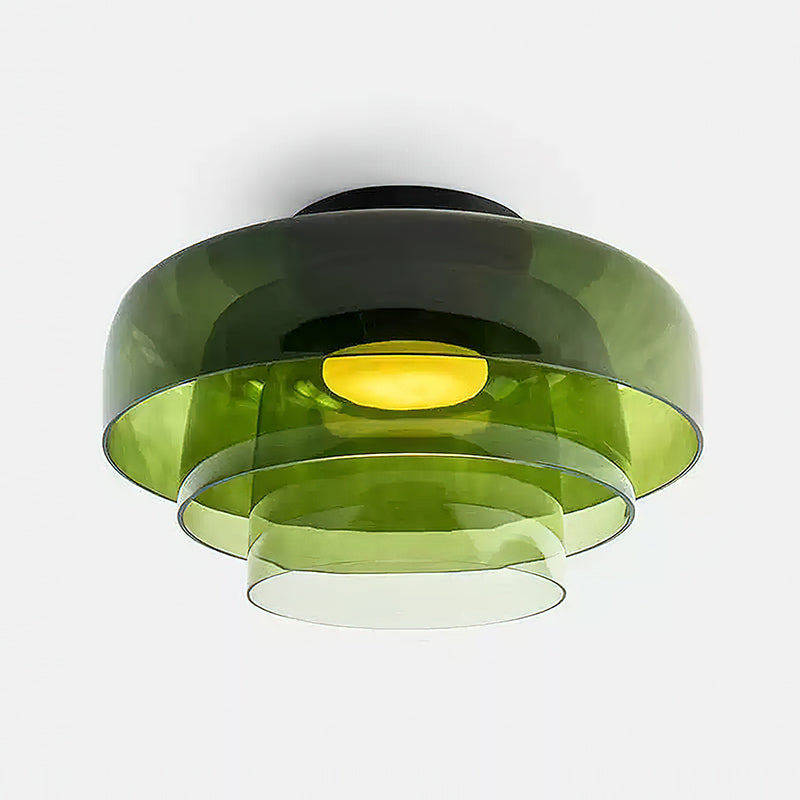 Levels Layered Glass Ceiling Lamp