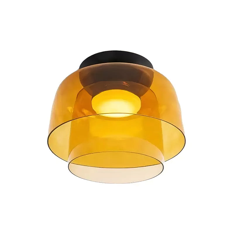 Levels Layered Glass Ceiling Lamp