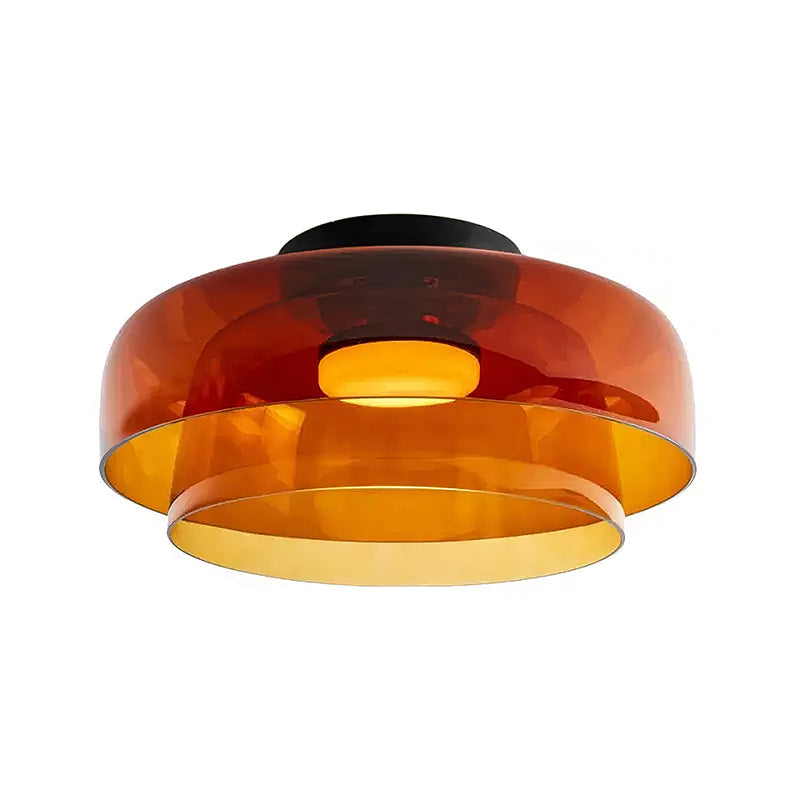 Levels Layered Glass Ceiling Lamp