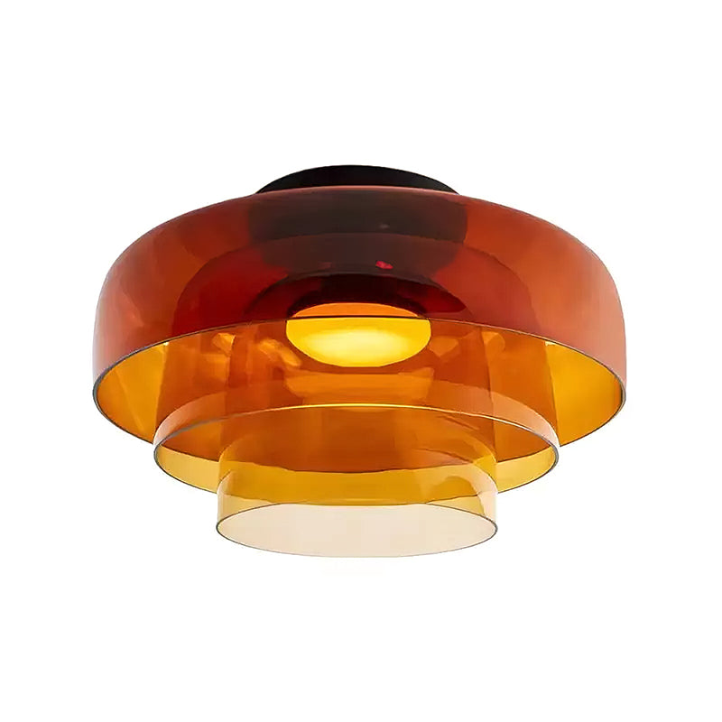 Levels Layered Glass Ceiling Lamp