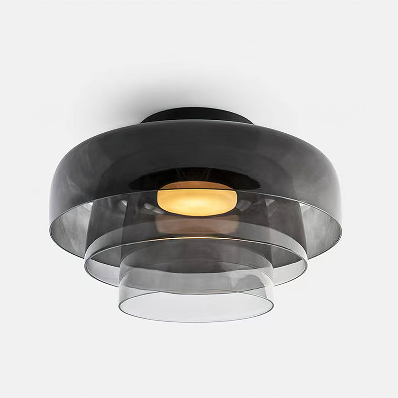 Levels Layered Glass Ceiling Lamp