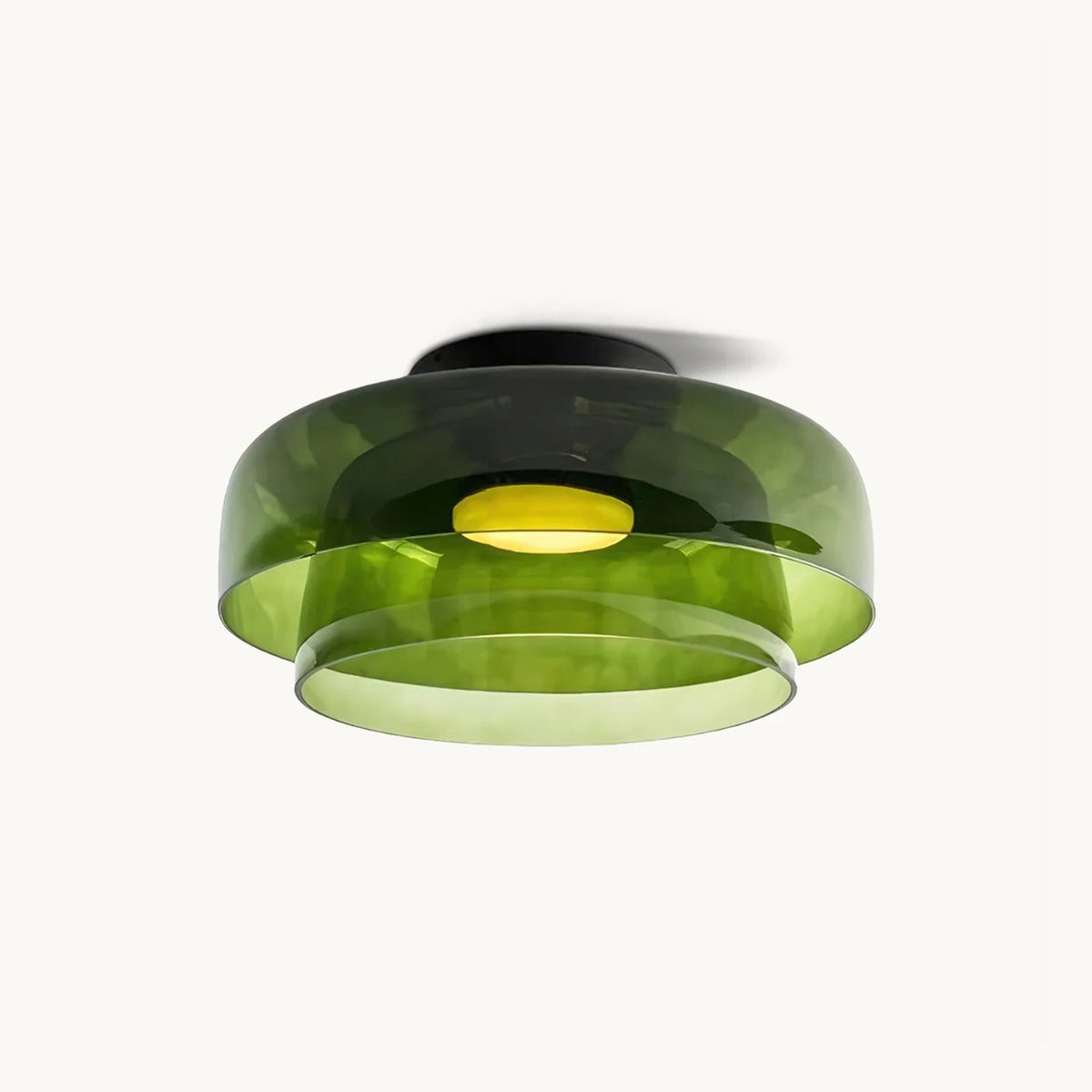 Levels Layered Glass Ceiling Lamp