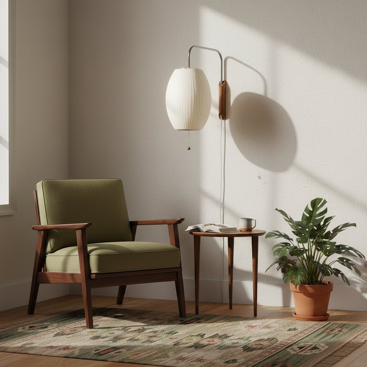 Nelson Bubble Plug In Wall Sconce
