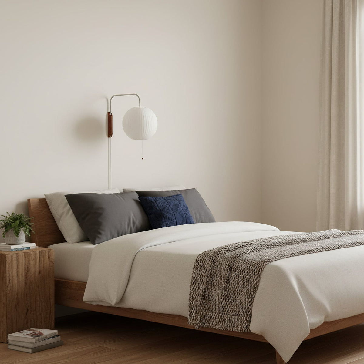 Nelson Bubble Plug In Wall Sconce