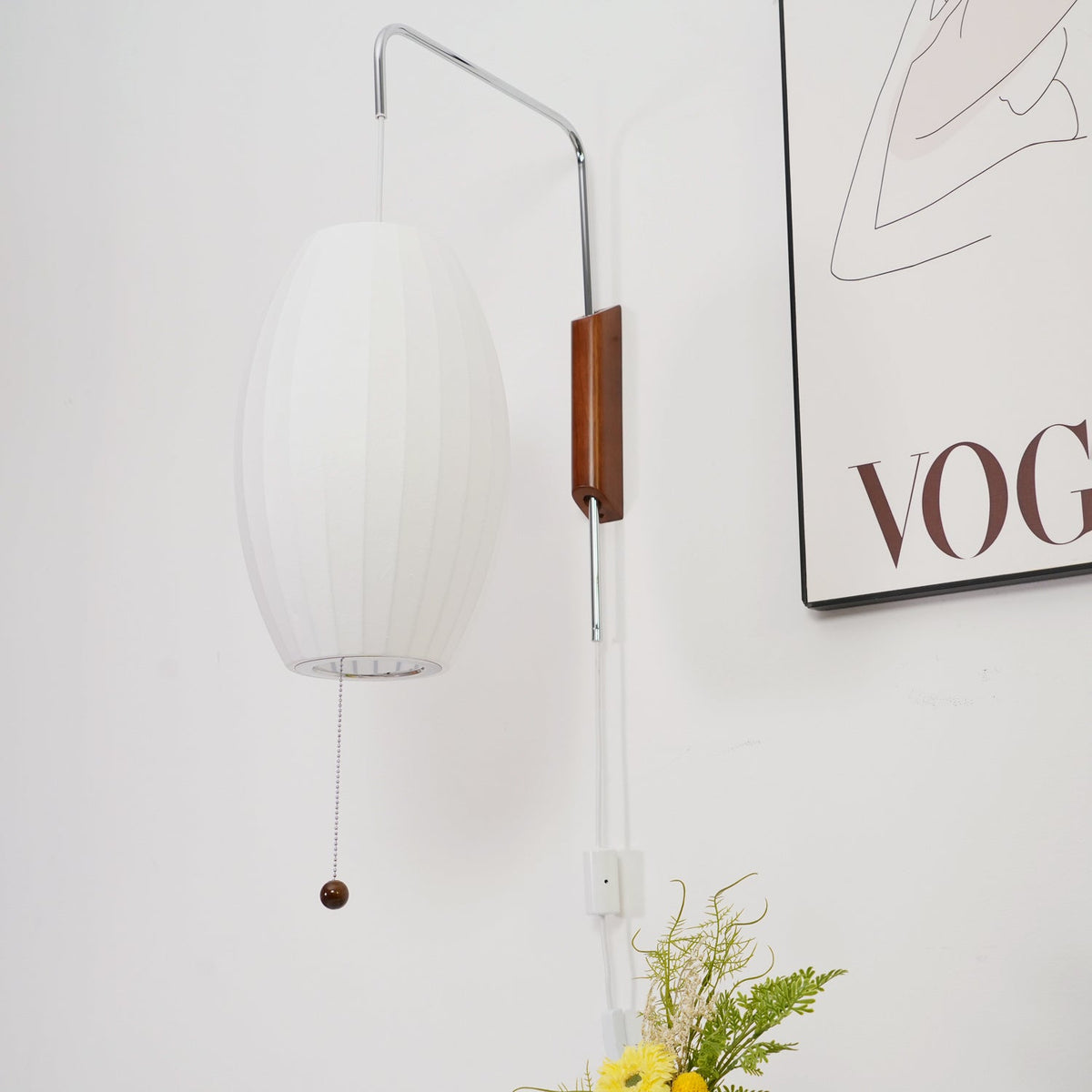 Nelson Bubble Plug In Wall Sconce