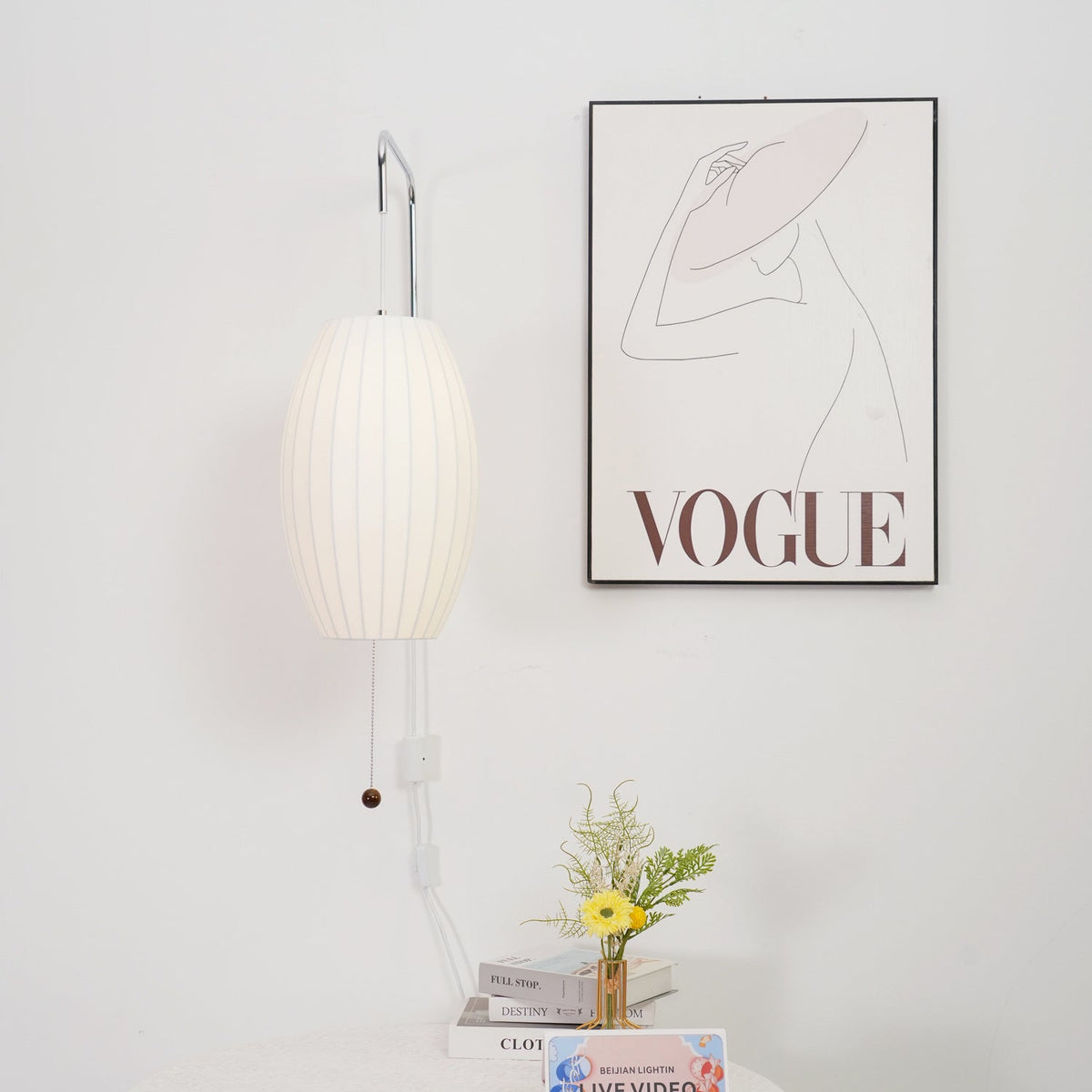 Nelson Bubble Plug In Wall Sconce