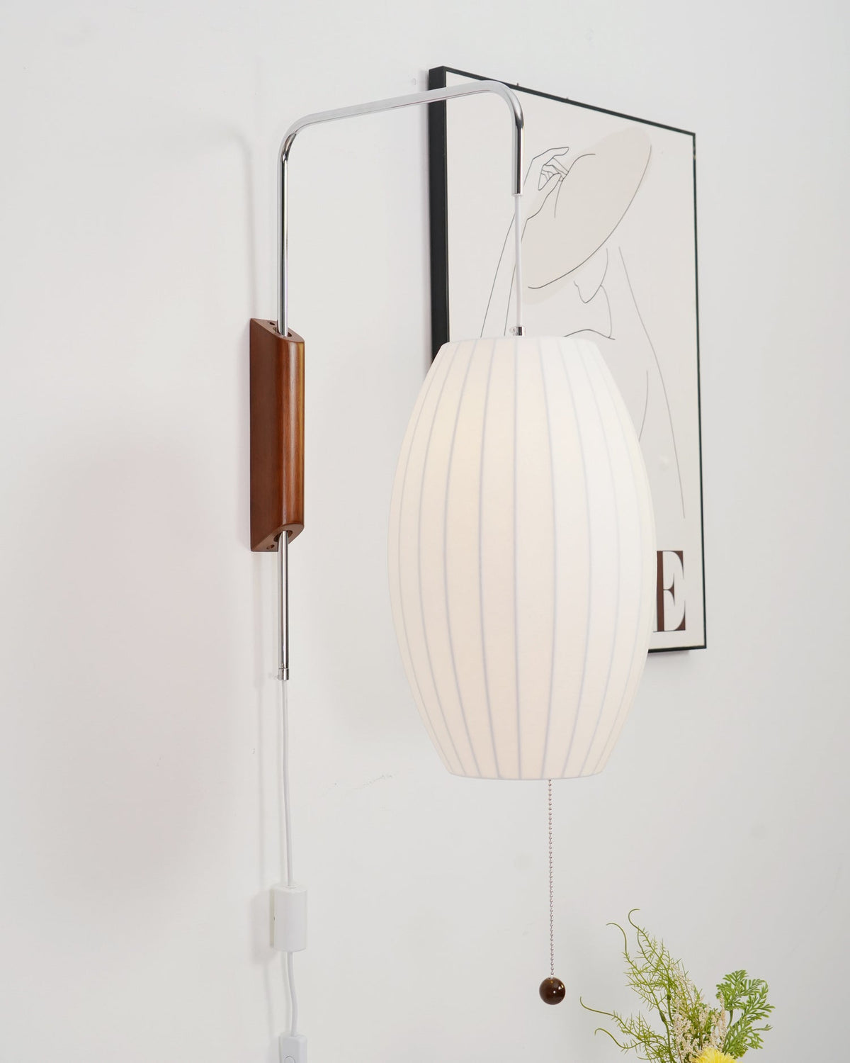 Nelson Bubble Plug In Wall Sconce