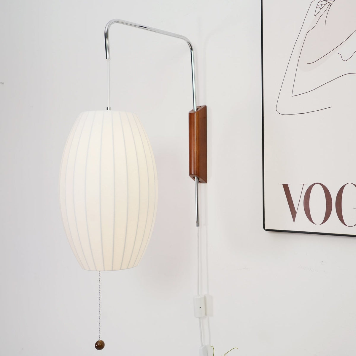 Nelson Bubble Plug In Wall Sconce