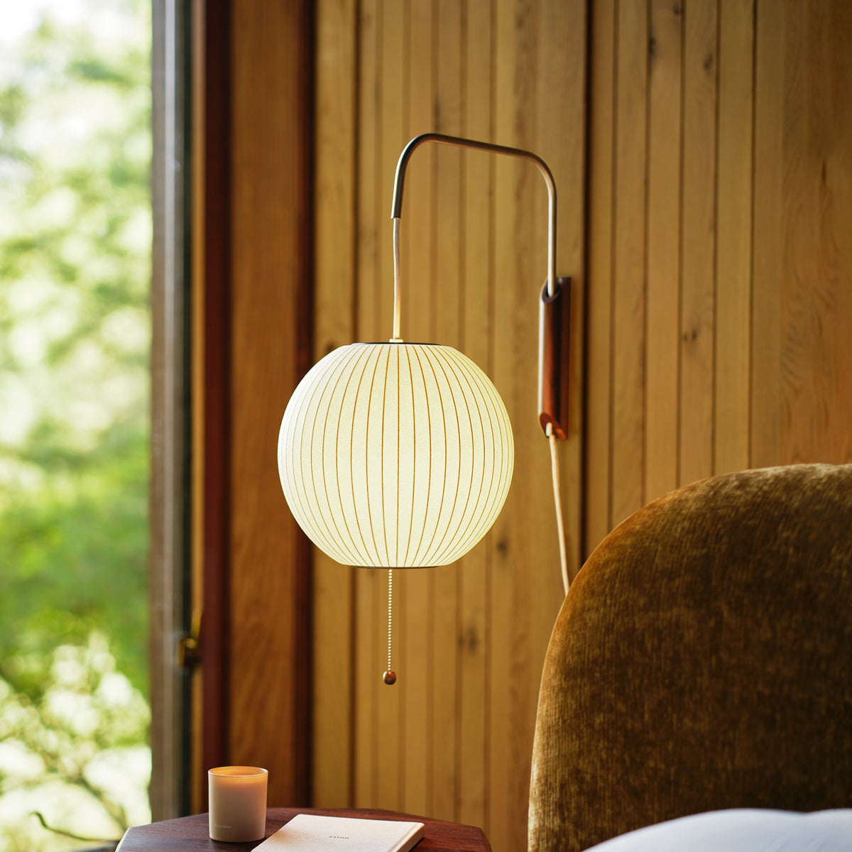 Nelson Bubble Plug In Wall Sconce