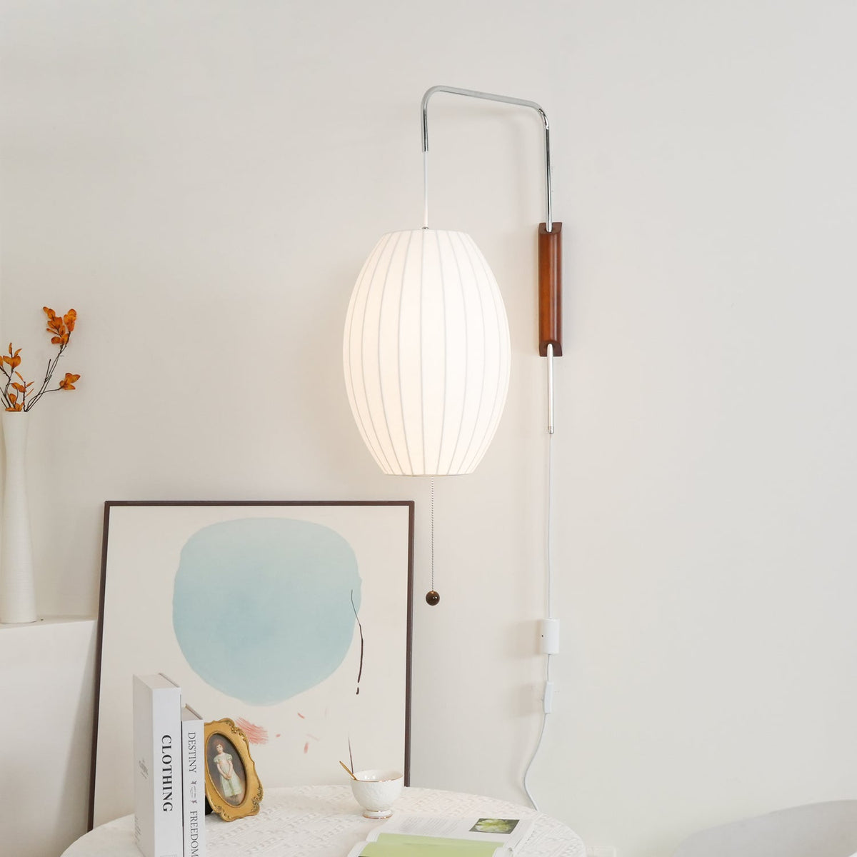 Nelson Bubble Plug In Wall Sconce
