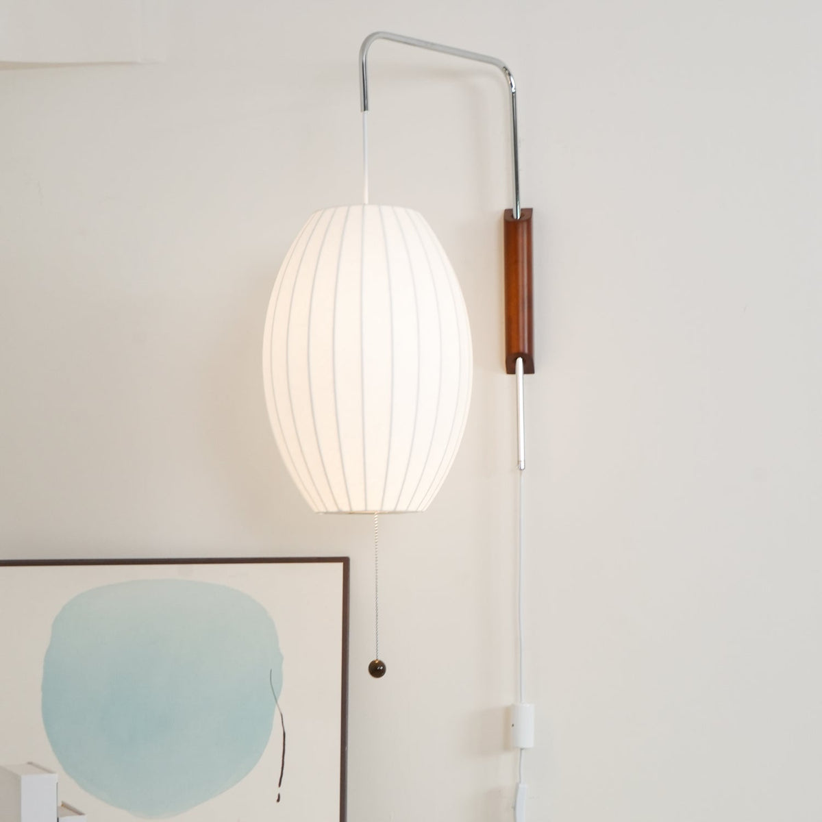 Nelson Bubble Plug In Wall Sconce