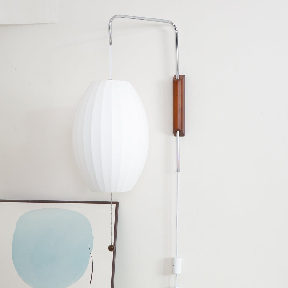 Nelson Bubble Plug In Wall Sconce