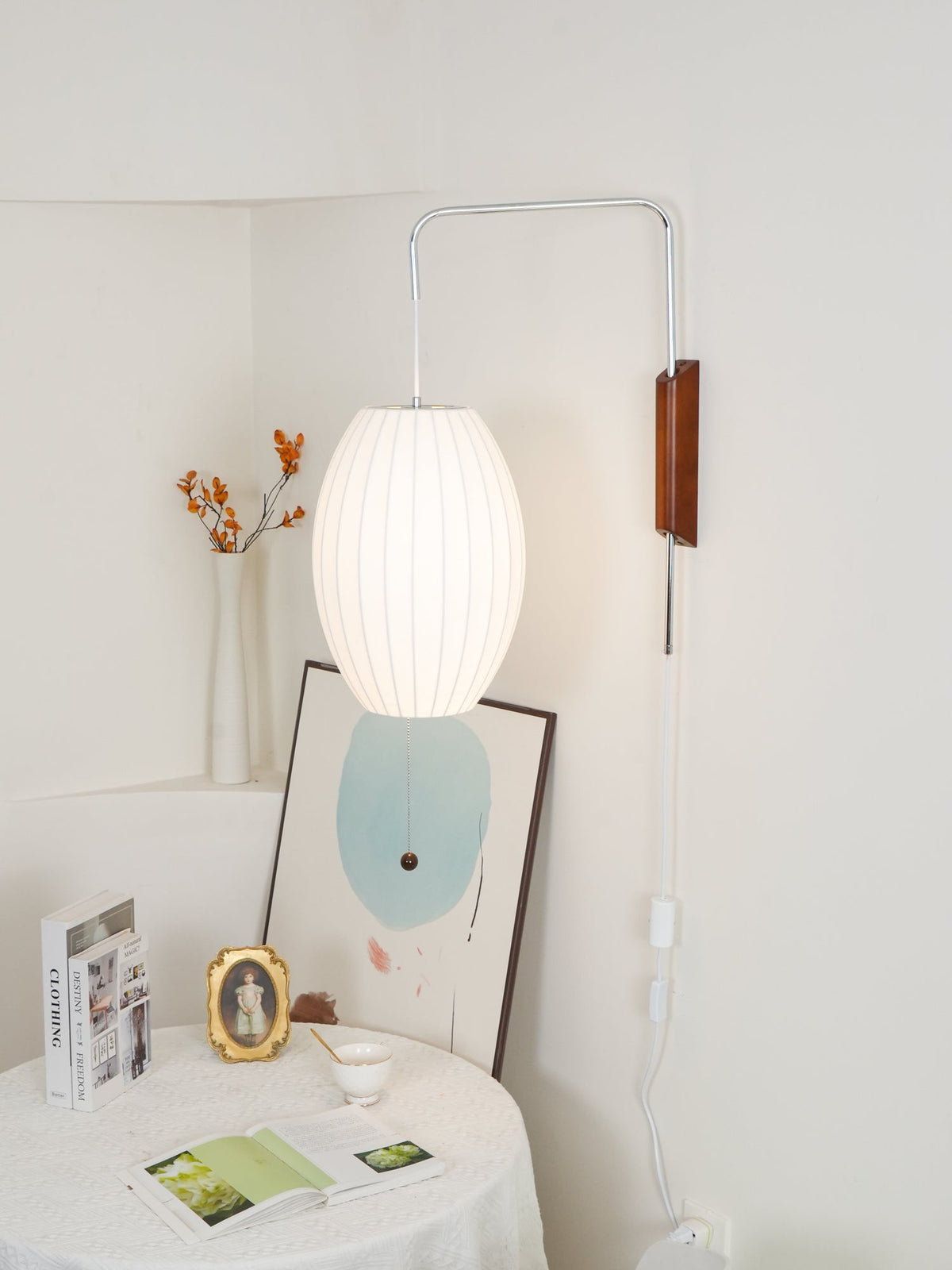 Nelson Bubble Plug In Wall Sconce