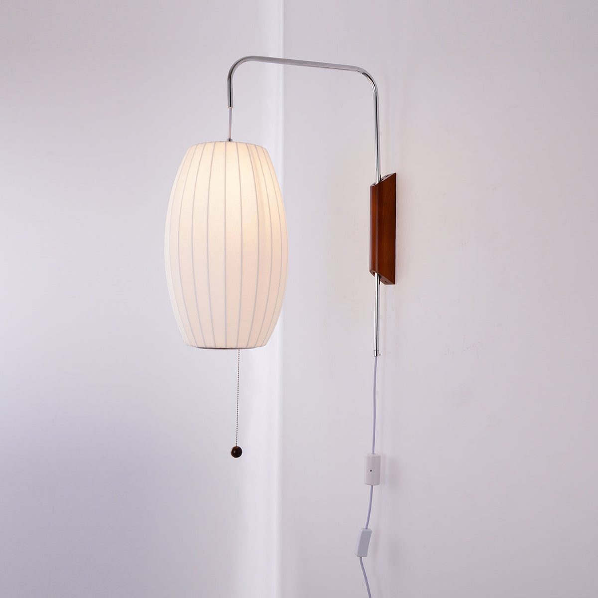 Nelson Bubble Plug In Wall Sconce