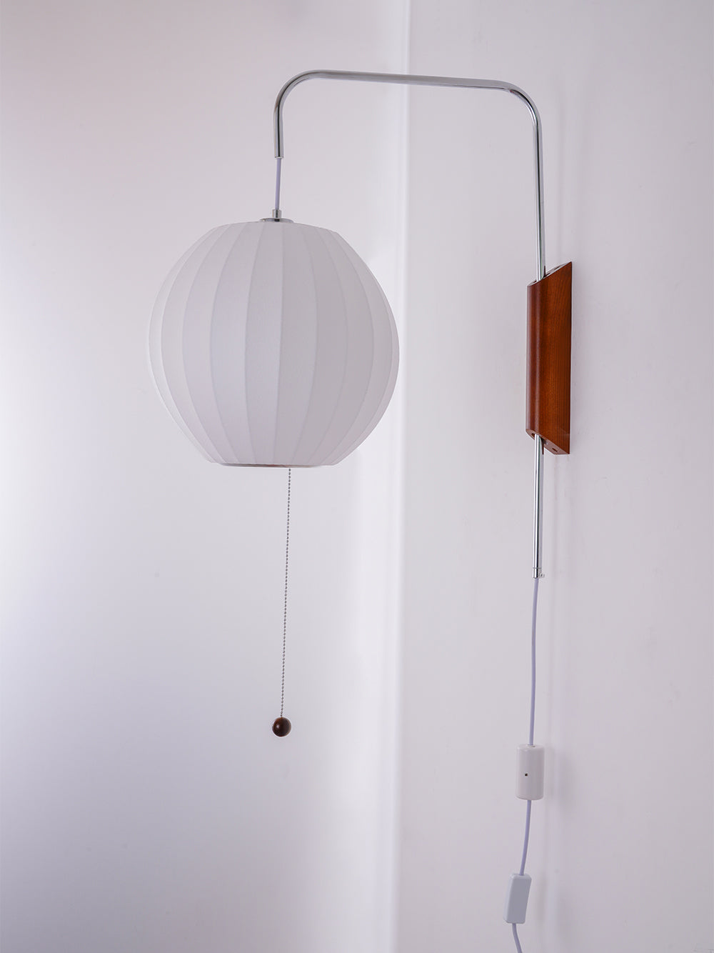 Nelson Bubble Plug In Wall Sconce