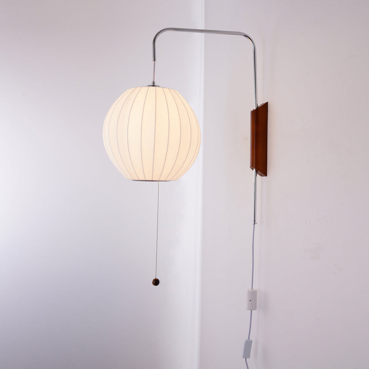 Nelson Bubble Plug In Wall Sconce