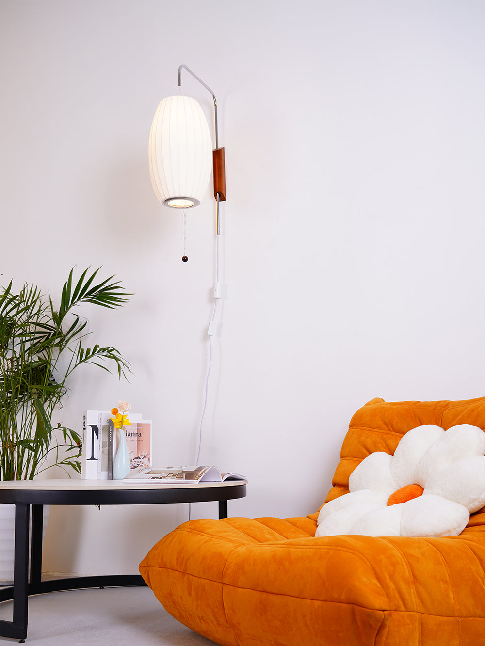 Nelson Bubble Plug In Wall Sconce
