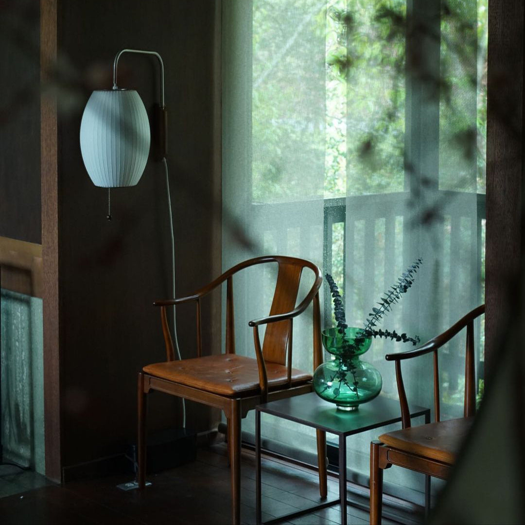 Nelson Bubble Plug In Wall Sconce