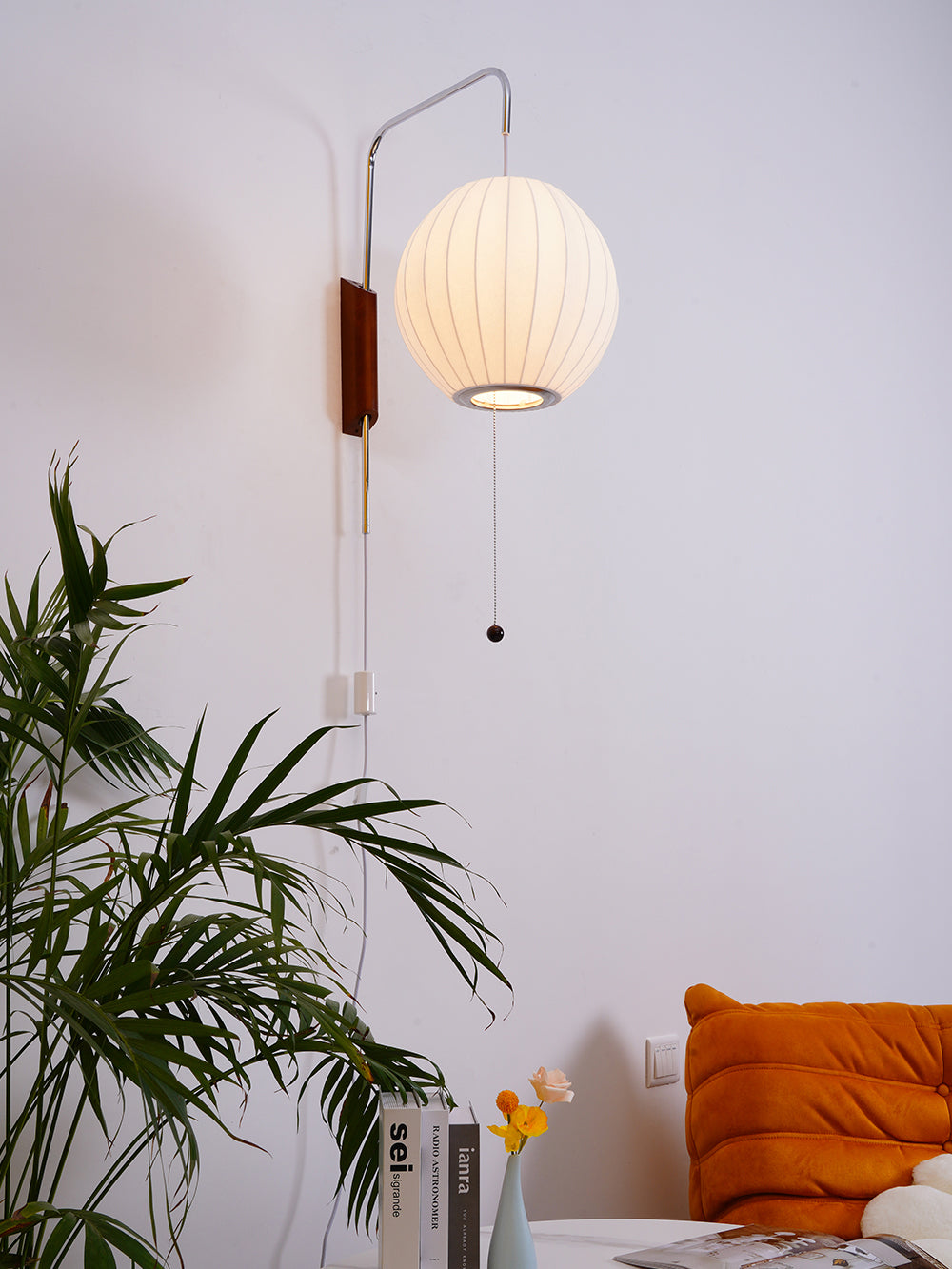 Nelson Bubble Plug In Wall Sconce