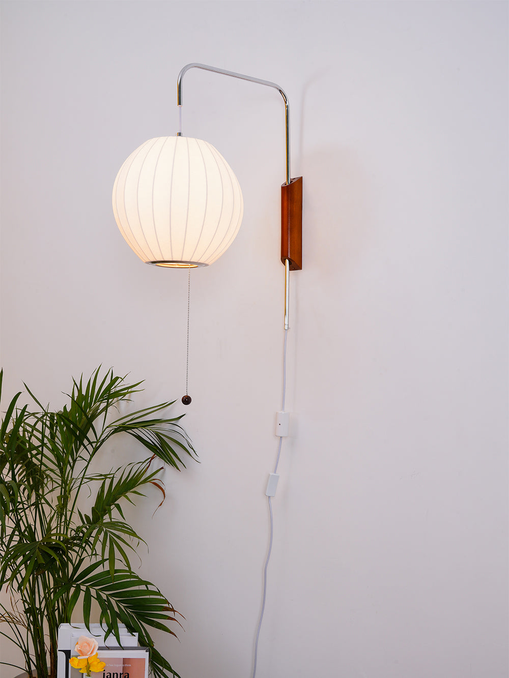 Nelson Bubble Plug In Wall Sconce