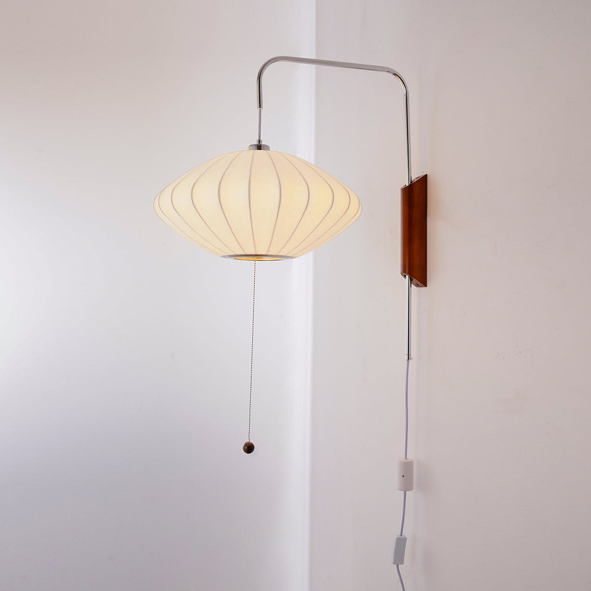 Nelson Bubble Plug In Wall Sconce