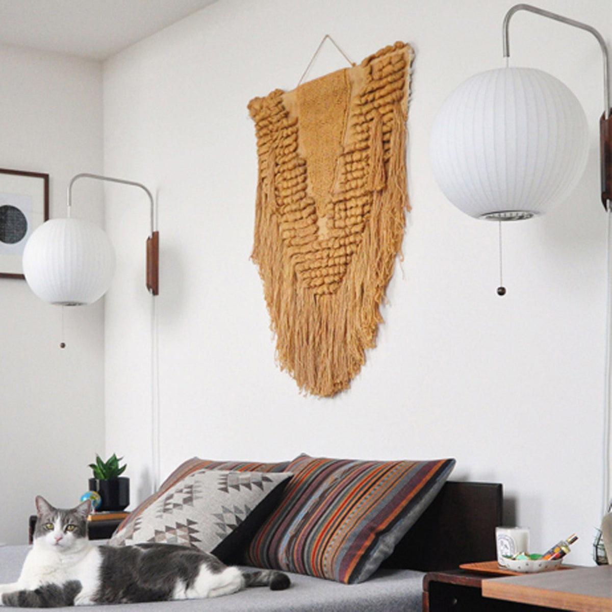 Nelson Bubble Plug In Wall Sconce