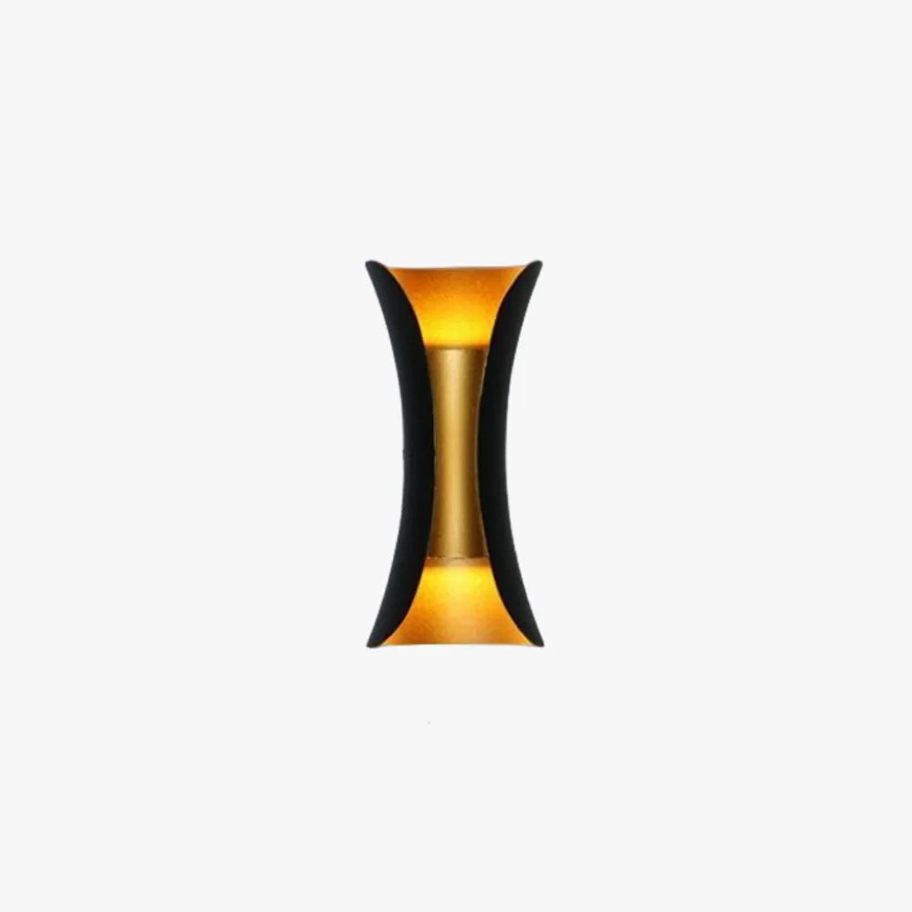 Noxa Curved LED Outdoor Wall Light for Gardens